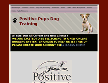 Tablet Screenshot of positivepups.ca